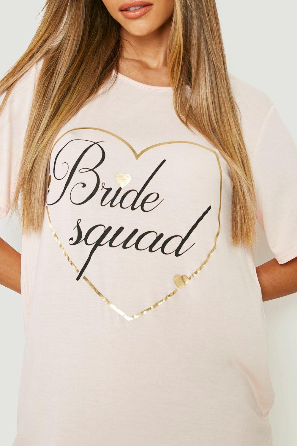 bride t shirt boohoo