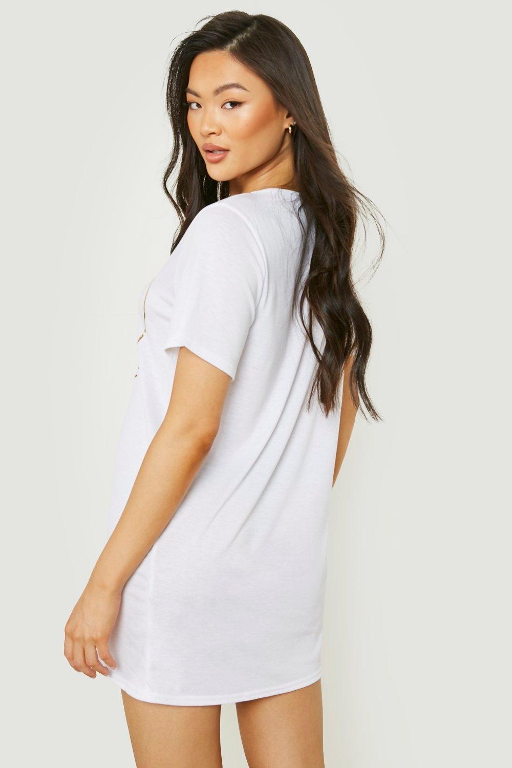 Bride t hotsell shirt dress