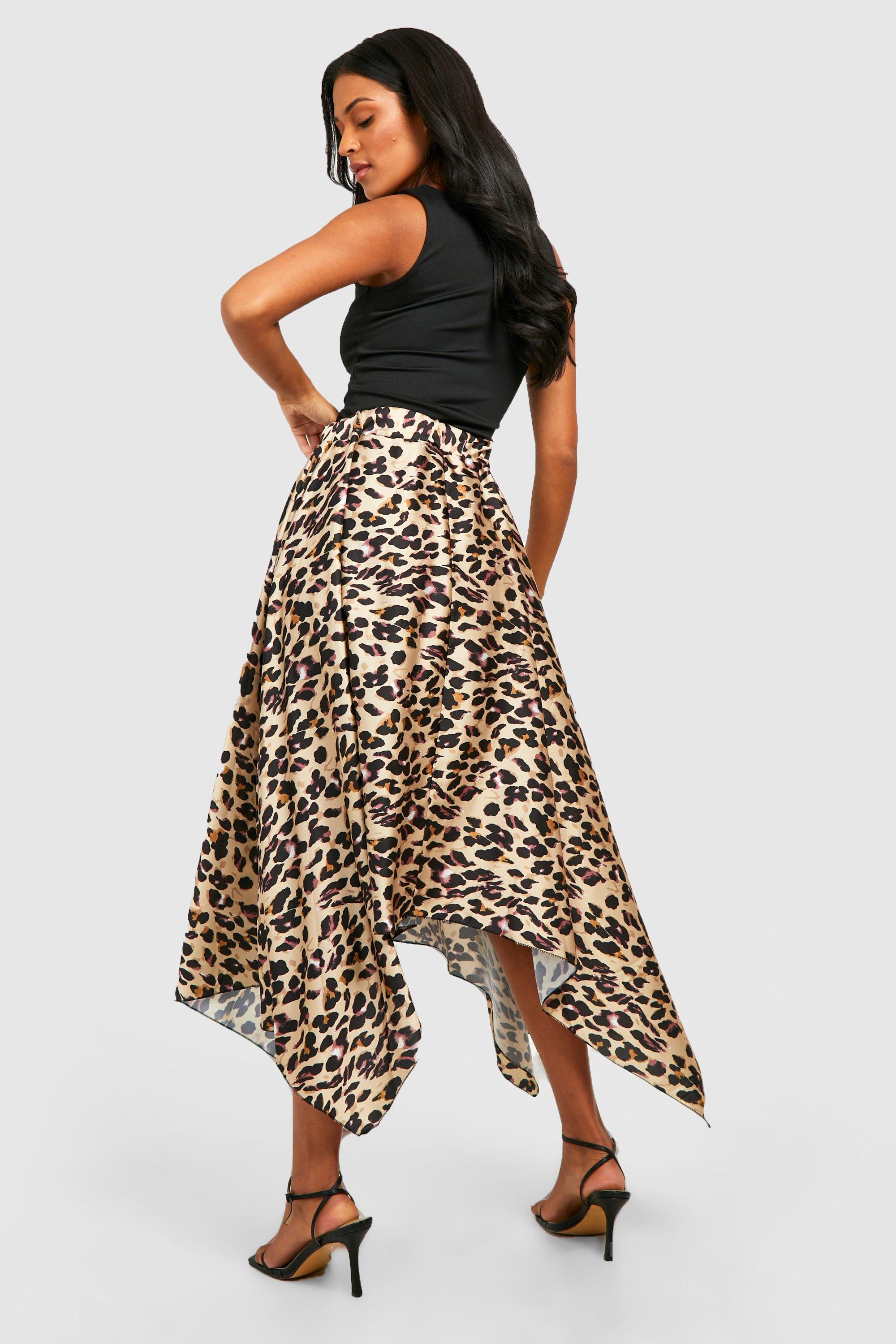 High low skirt clearance boohoo