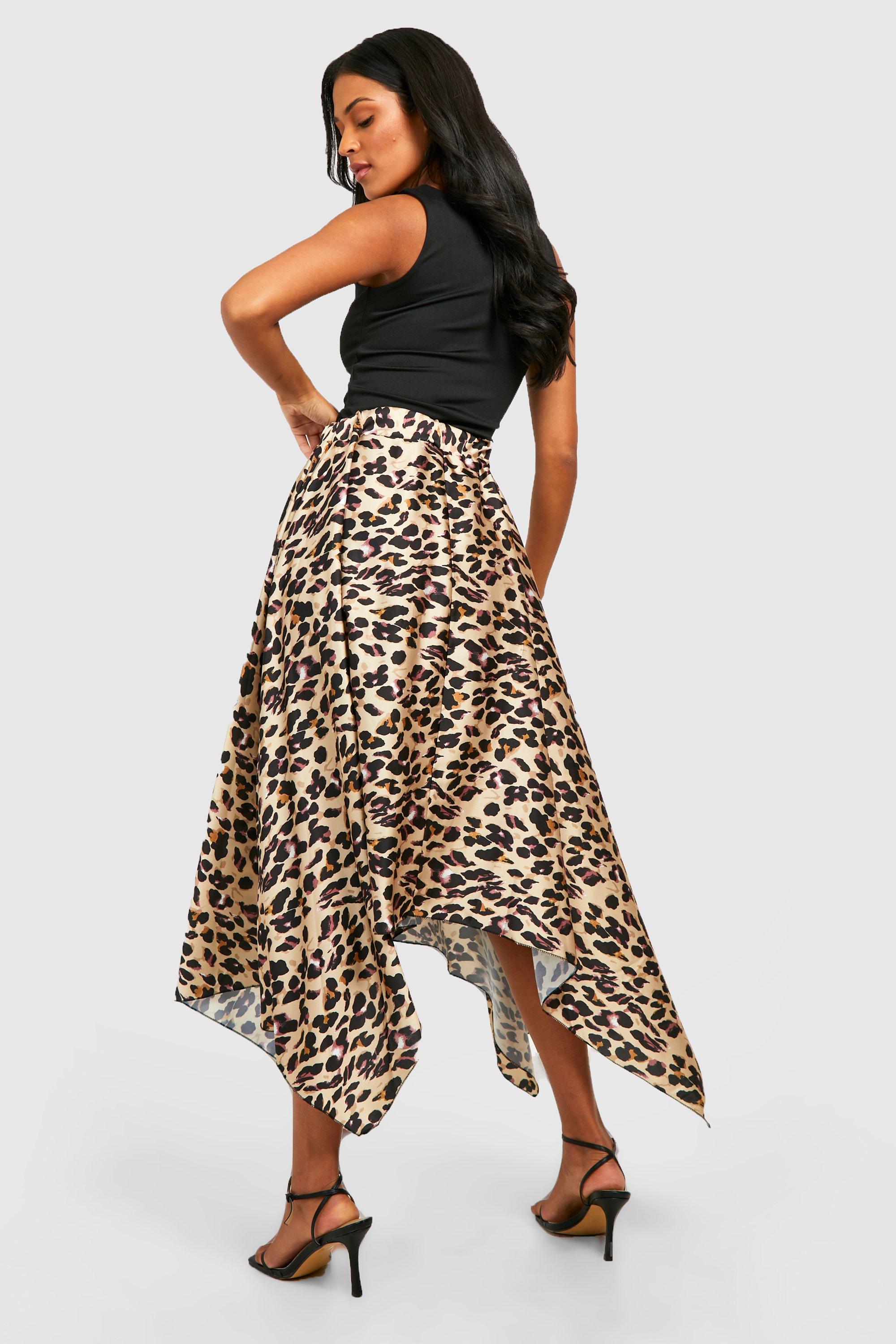 Jupe leopard boohoo outlet