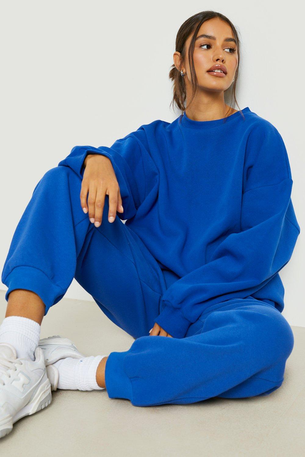 Boohoo blue joggers new arrivals