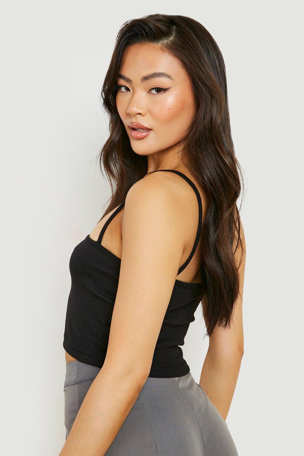 Straight Neck Rib Bralette