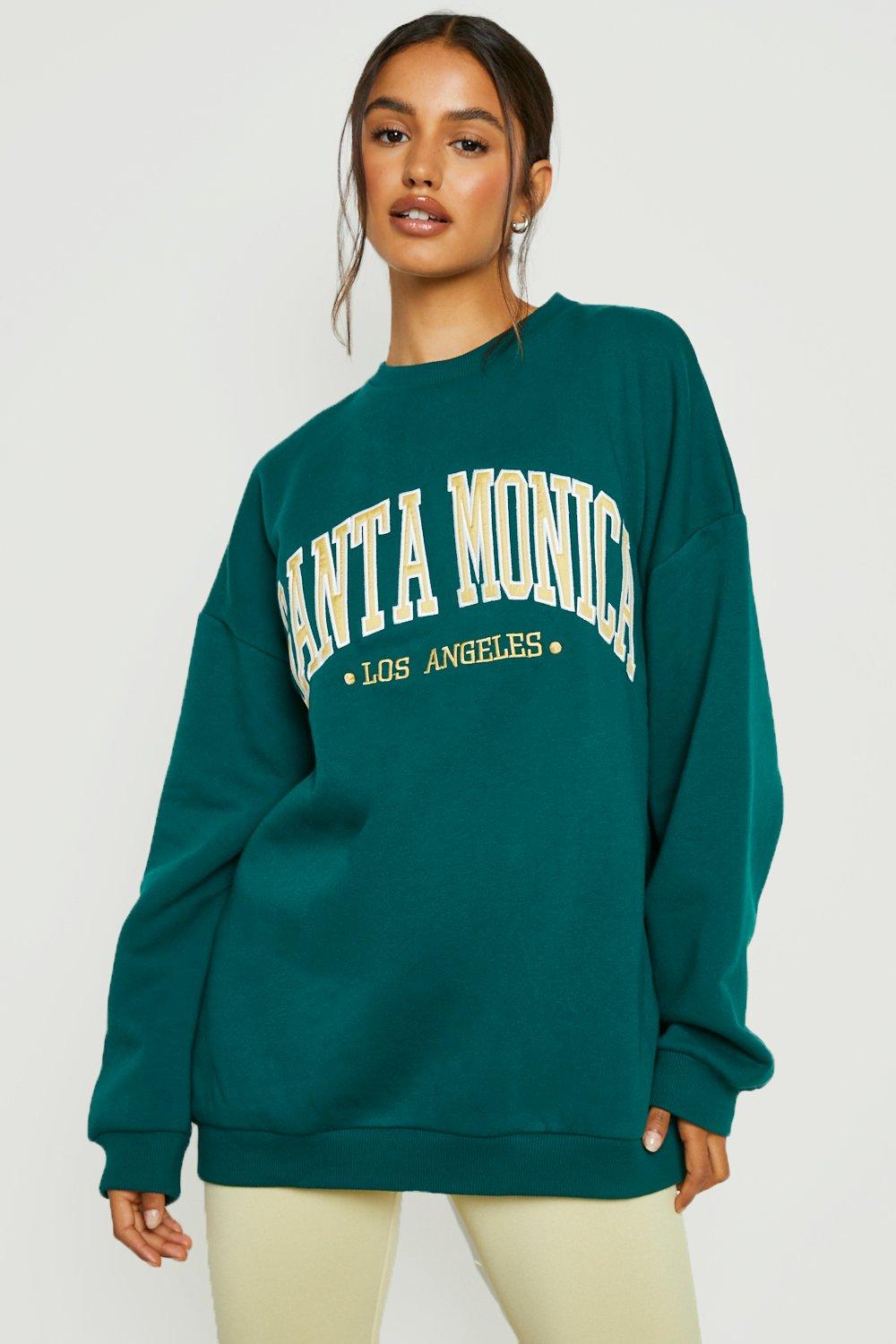 Boohoo California Slogan Oversized Sweatshirt. #boohoo