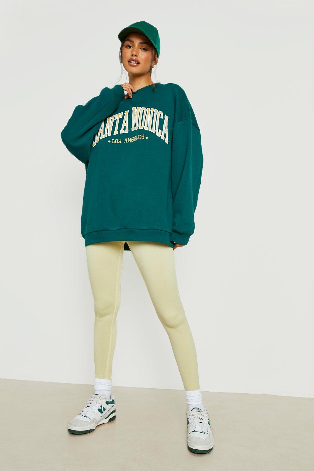 Washed green cheap santa monica sweatshirt