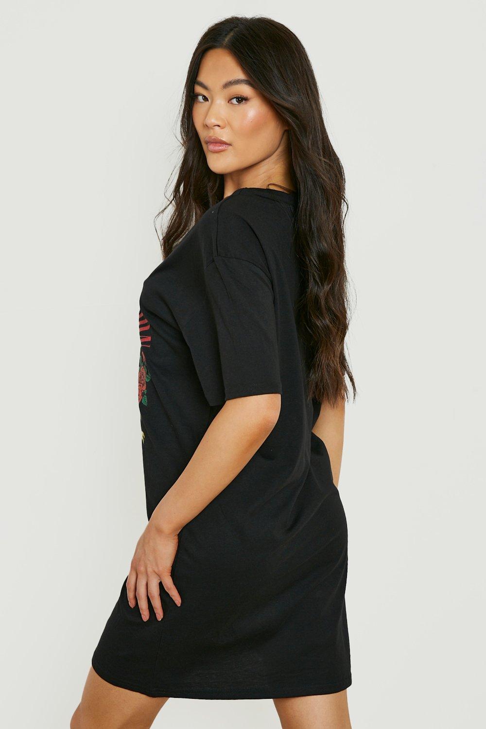 Black dress shirt with roses online