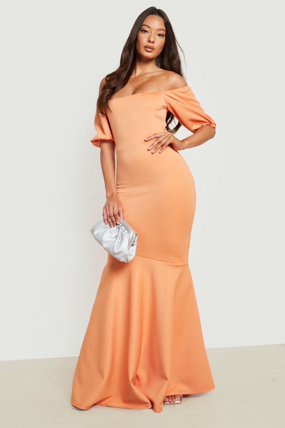 Boohoo 2024 fishtail dress