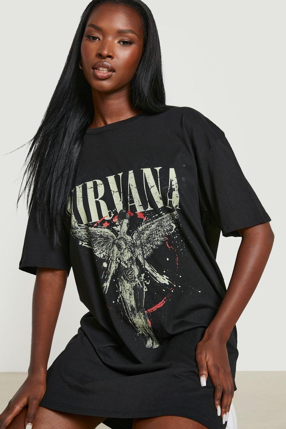 Nirvana unplugged t store shirt dress