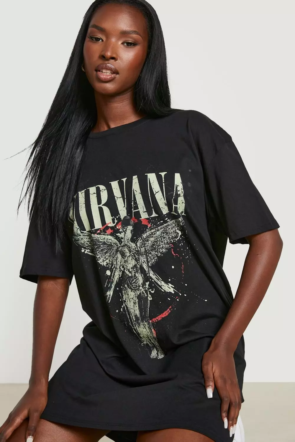 Nirvana unplugged best sale t shirt dress