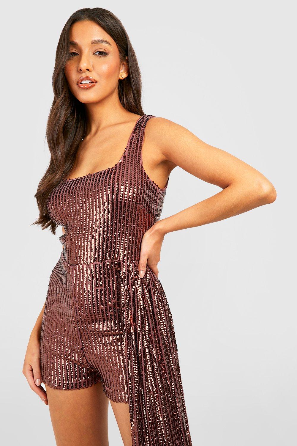 Rose gold best sale playsuit uk