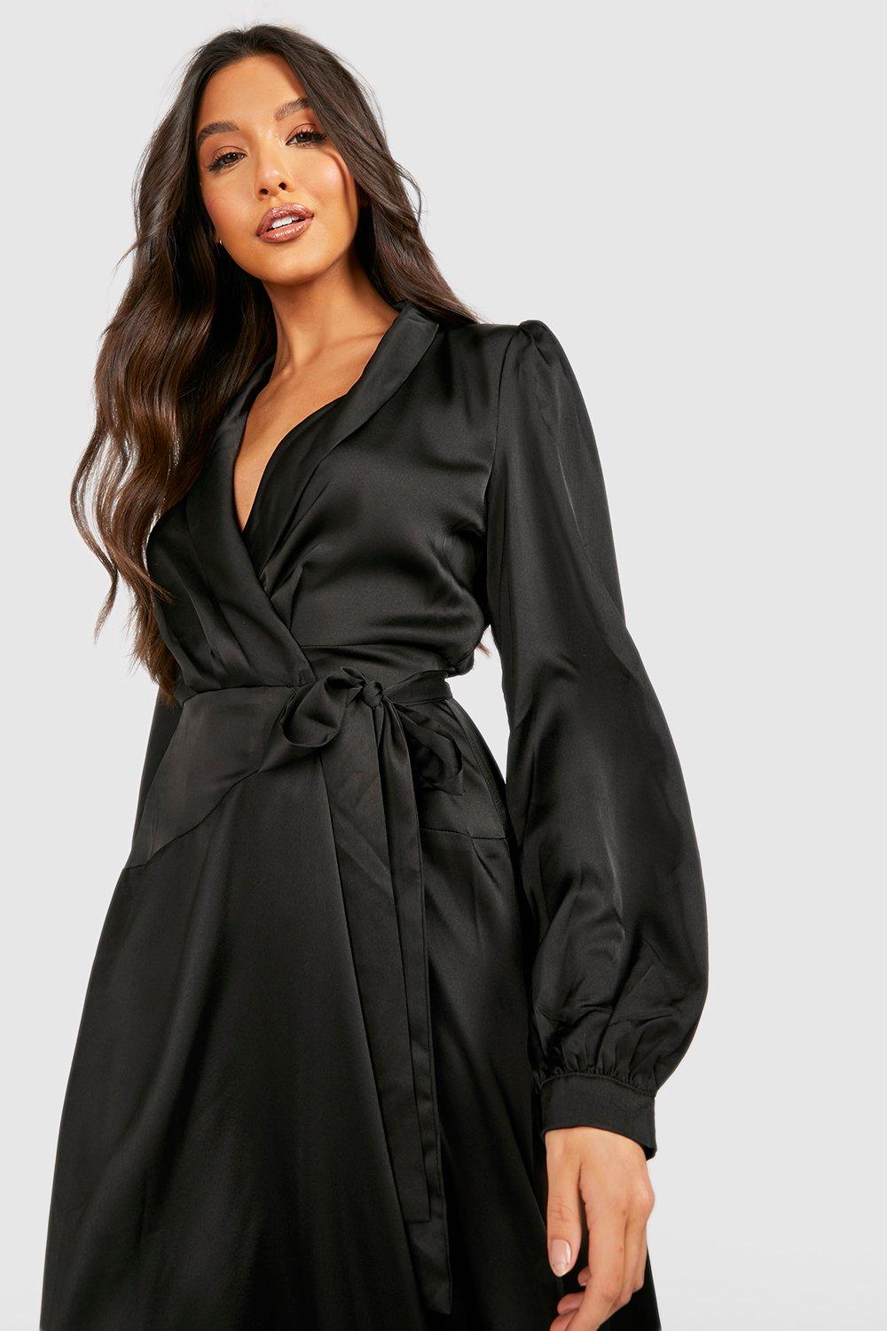 Boohoo belted dress hotsell