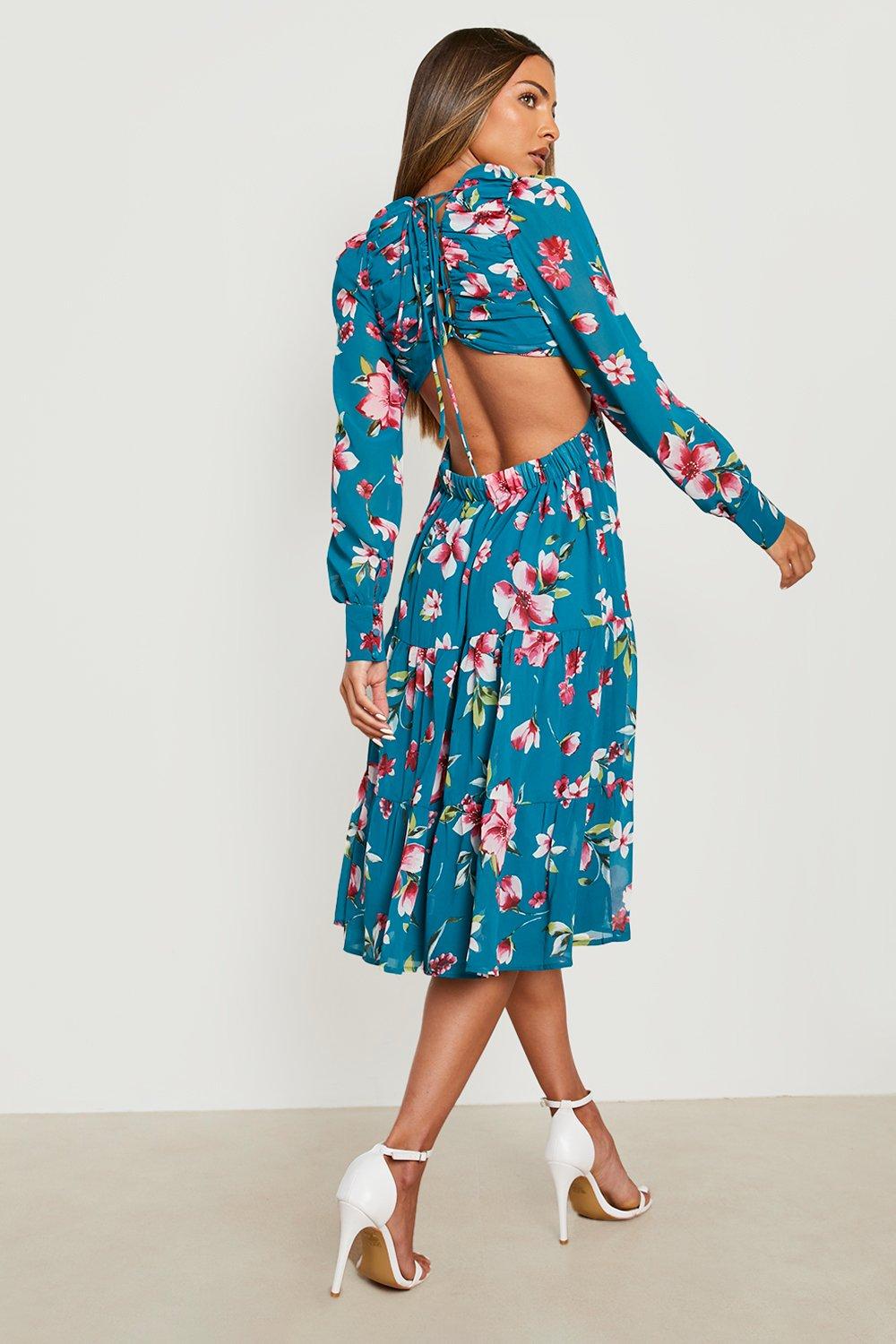 Robe 2025 volantée fleurie