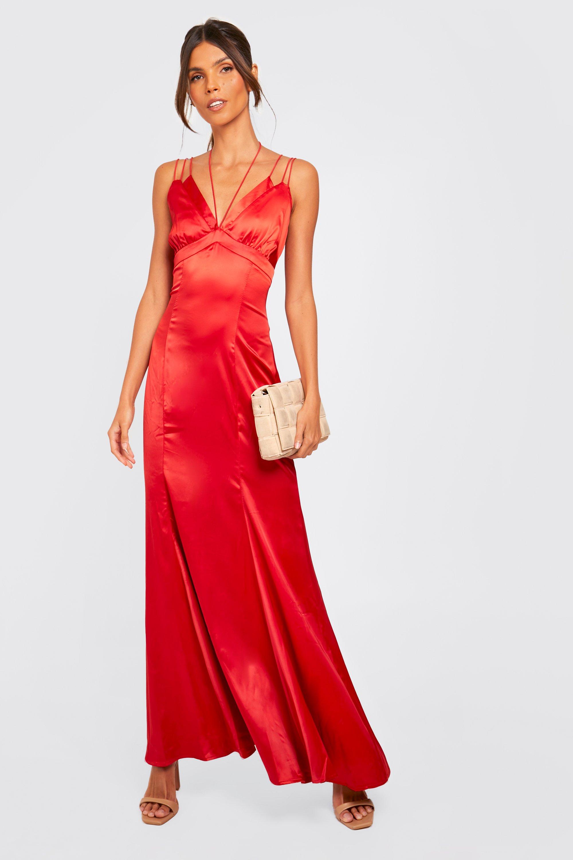 Strappy occasion dresses hotsell