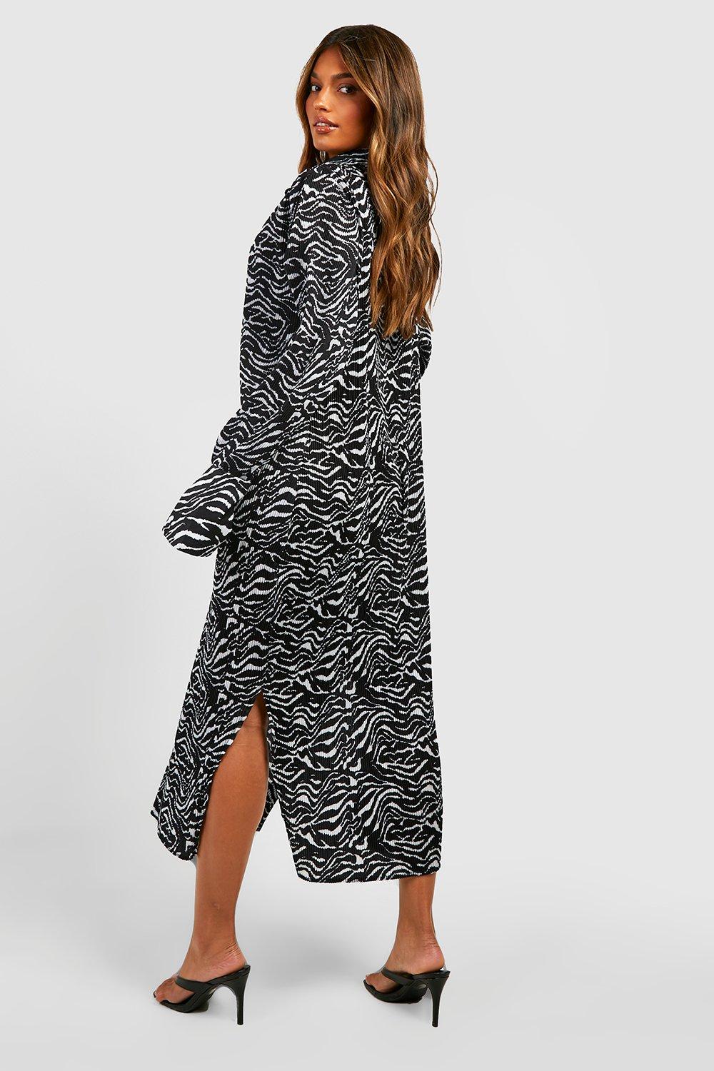 Topshop zebra cheap shirt dress