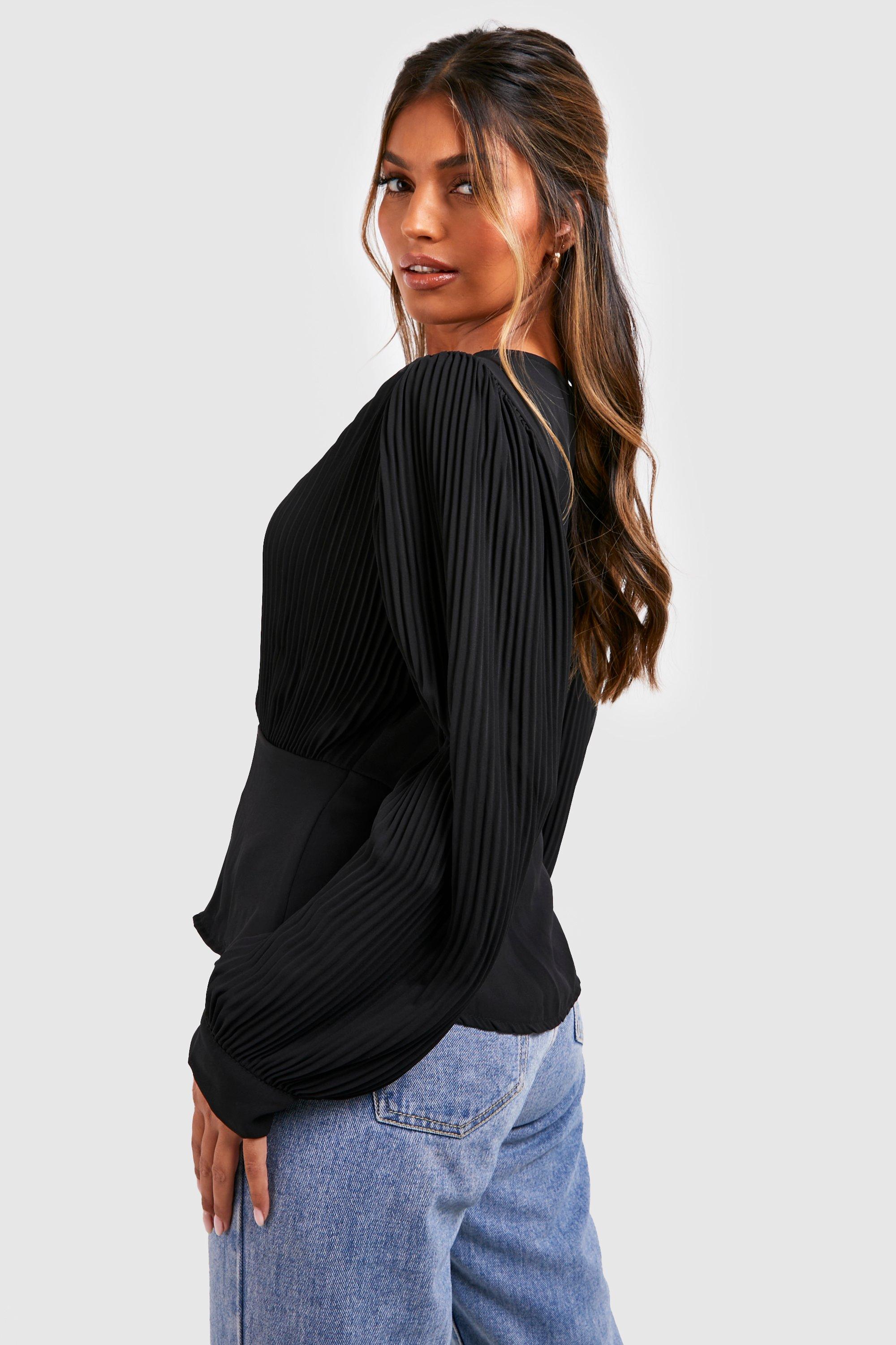 Boohoo cheap peplum blouse