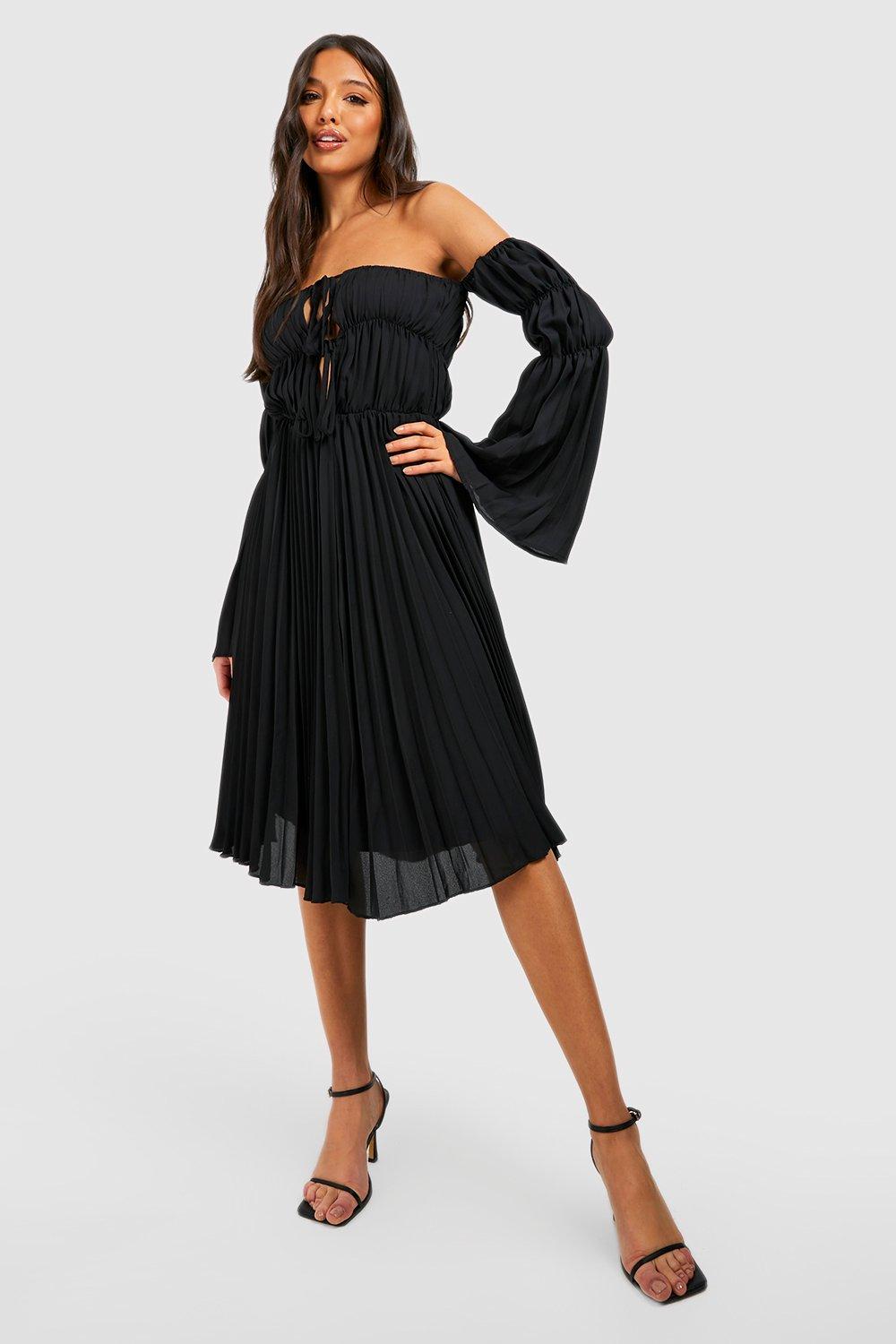 Robe patineuse col bateau new arrivals