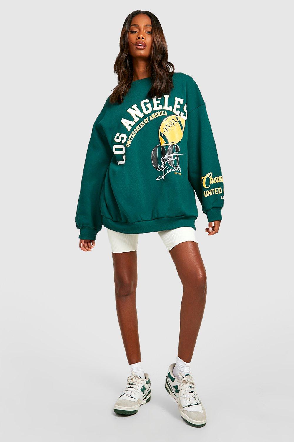 Boohoo California Slogan Oversized Sweatshirt. #boohoo