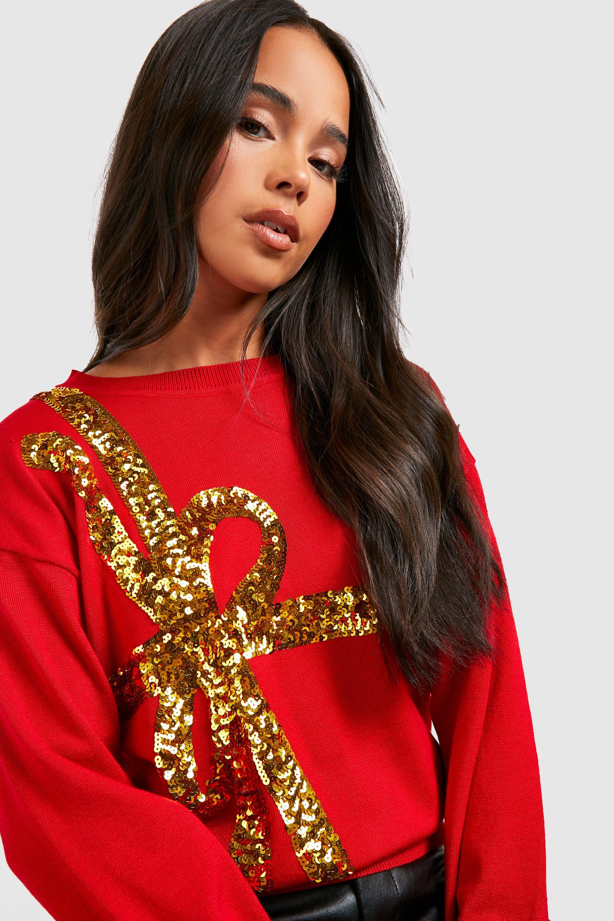 Christmas jumper clearance sequin