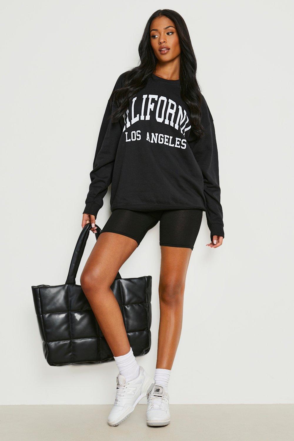 Tall Varsity California Print Sweatshirt boohoo