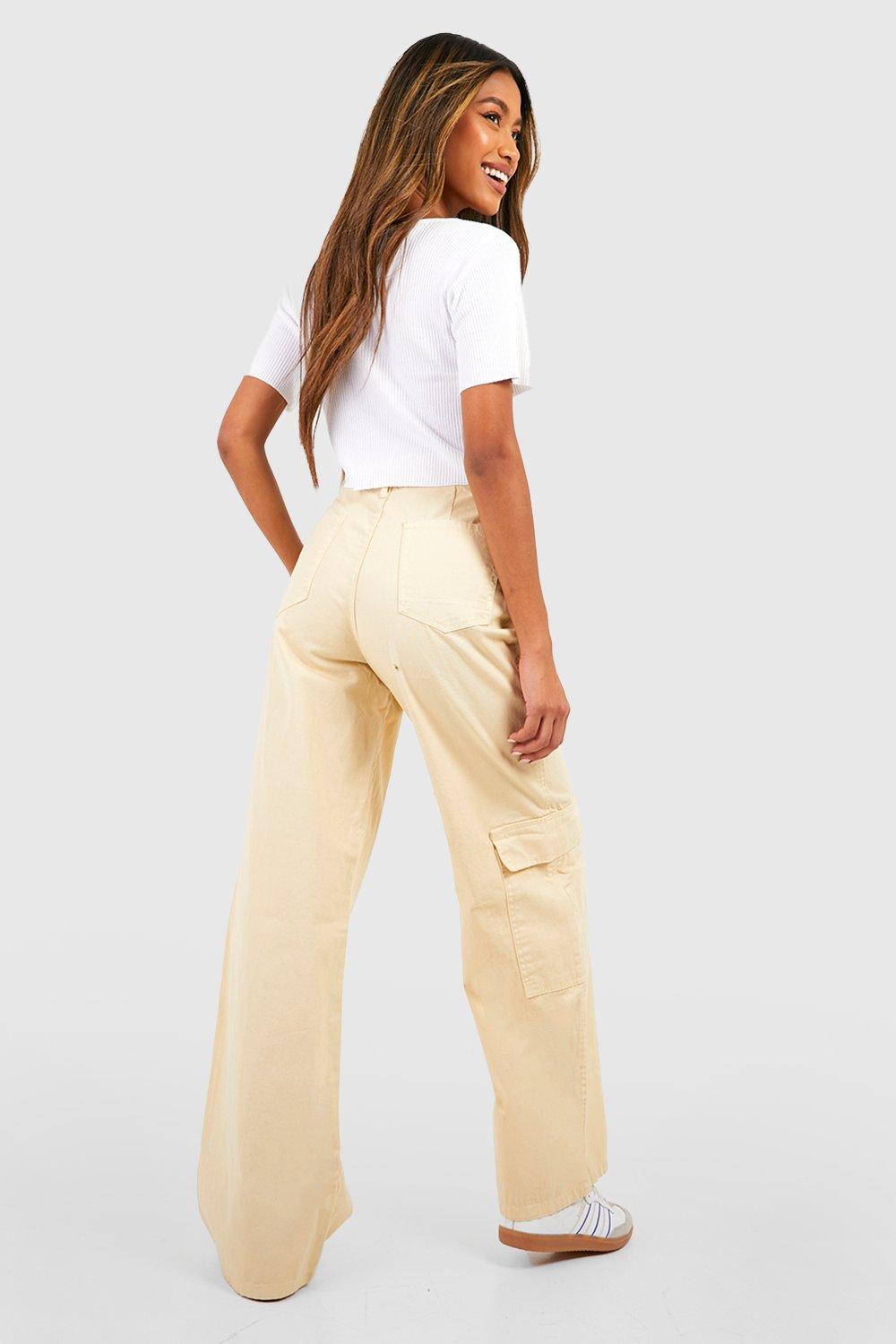 Women's Twill Wide Leg Pant, Women's Bottoms