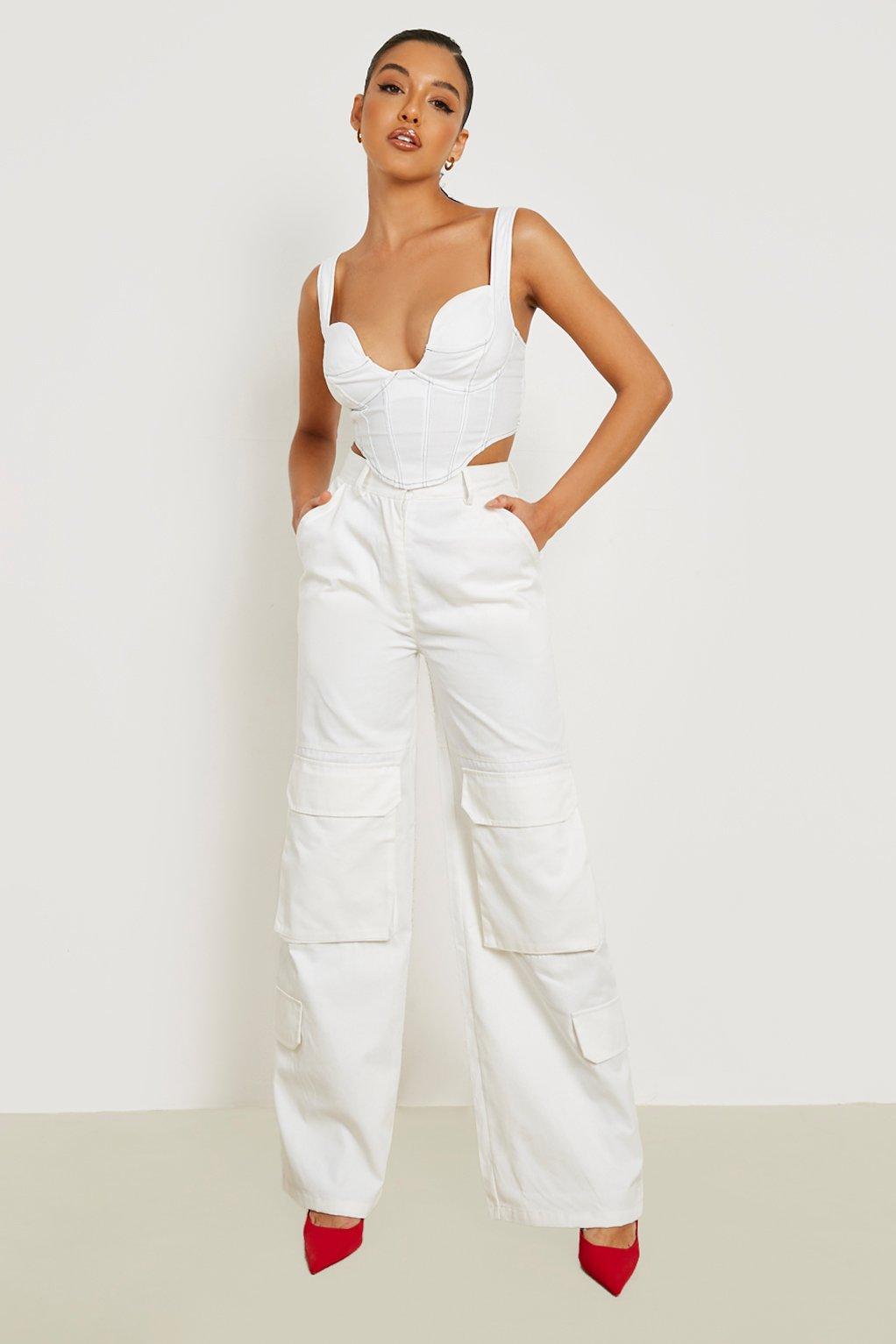 Wide Leg Cargo Pants