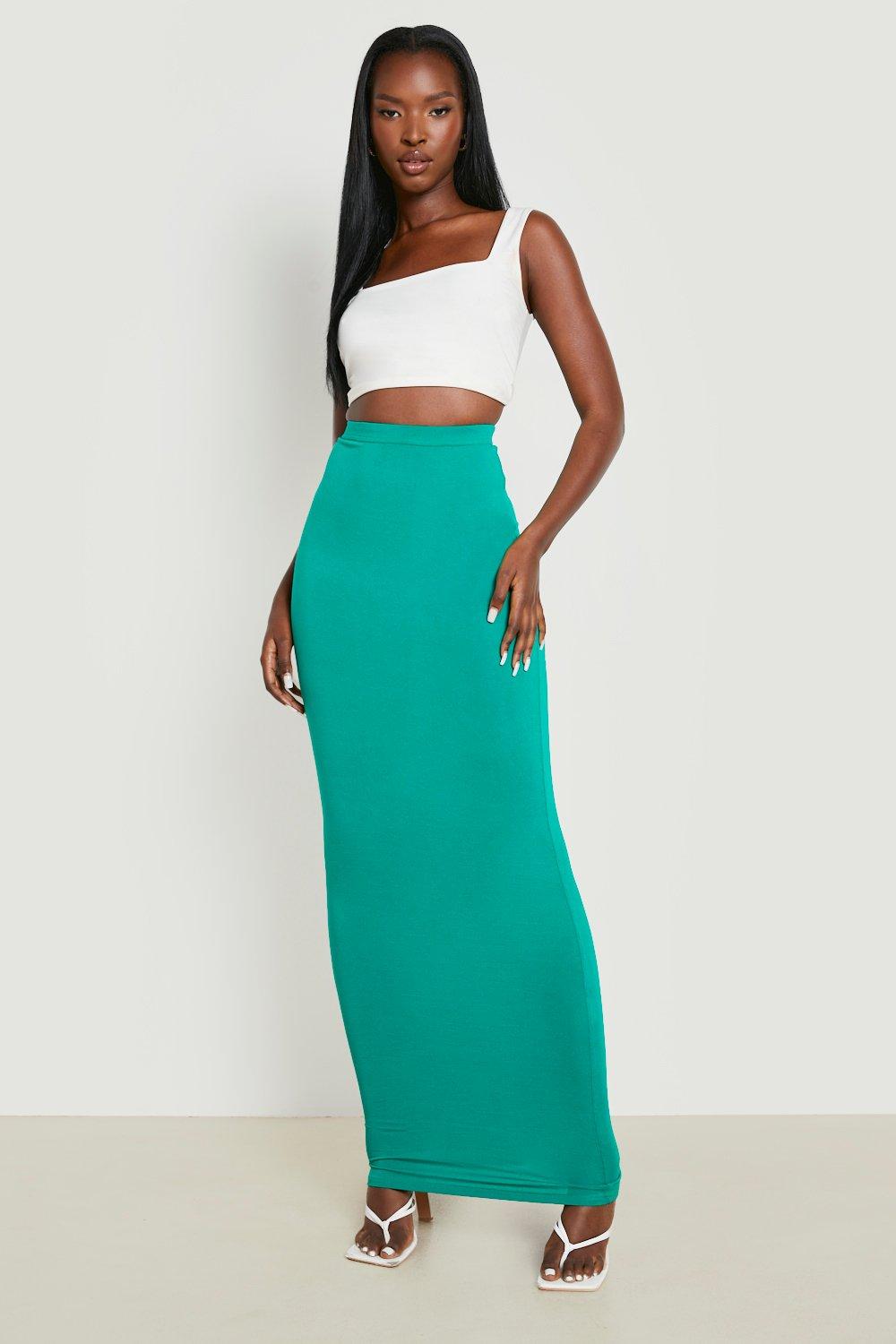 Bodycon maxi clearance skirt with split