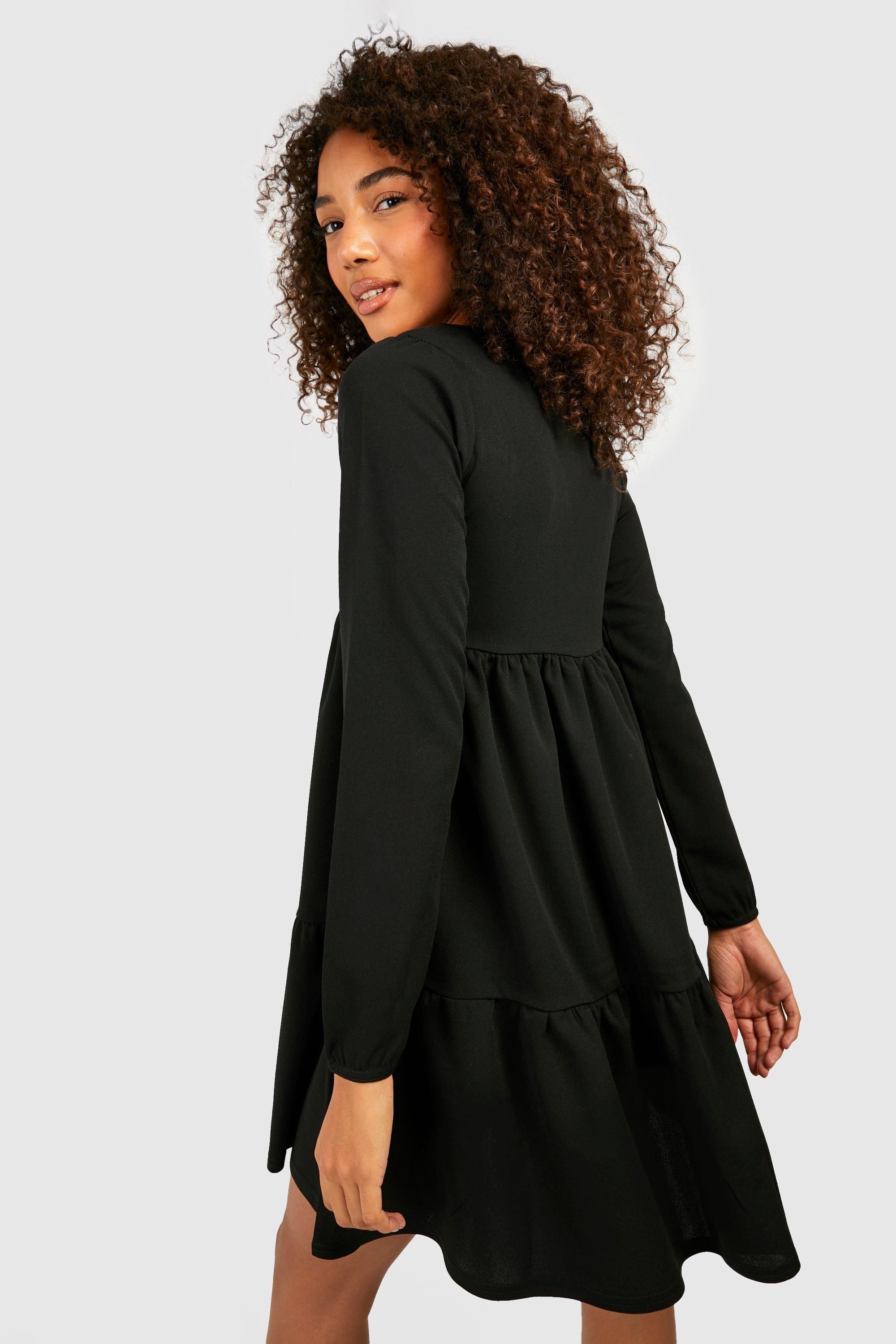 Boohoo v neck outlet dress