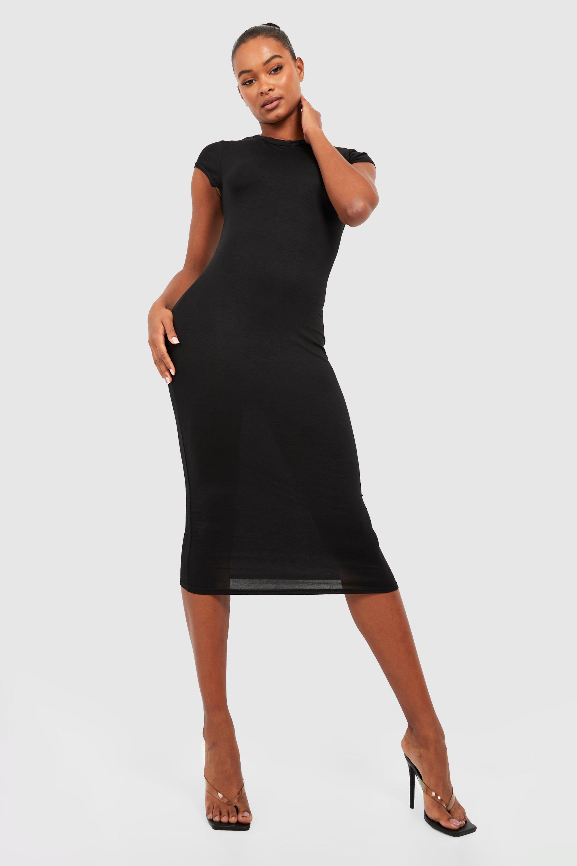 Bodycon t outlet shirt midi dress