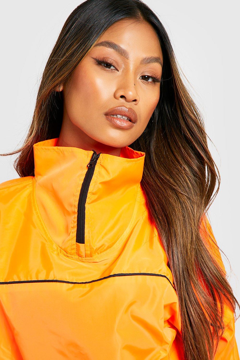 Windbreaker jacket womens on sale boohoo