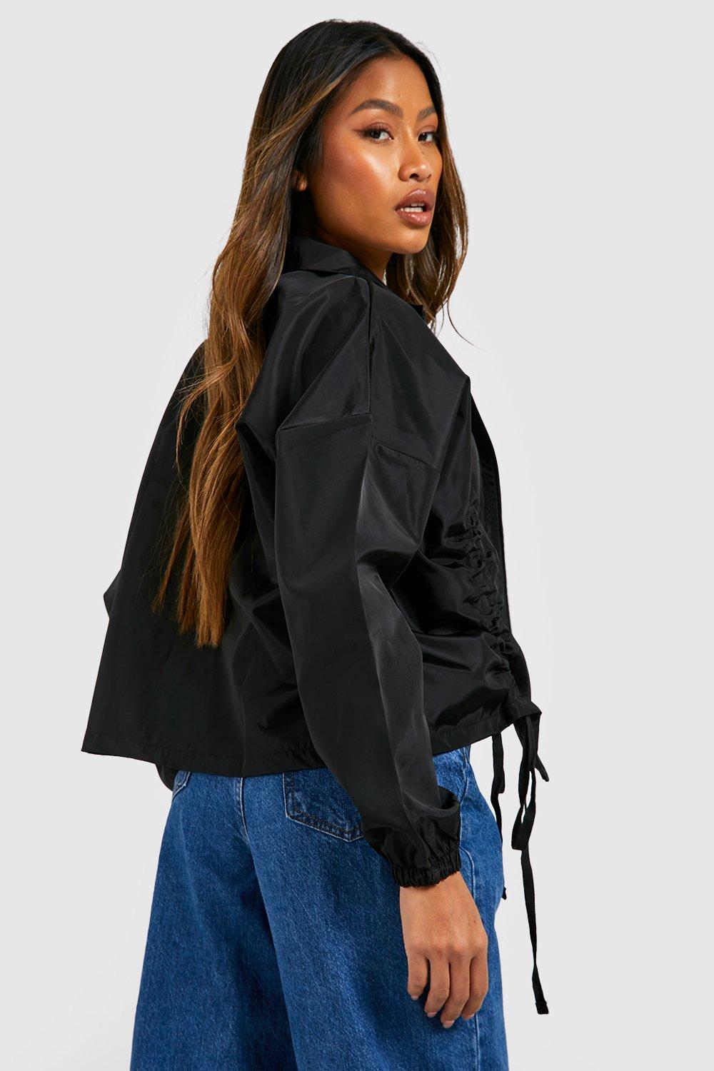 Windbreaker jacket sale womens boohoo