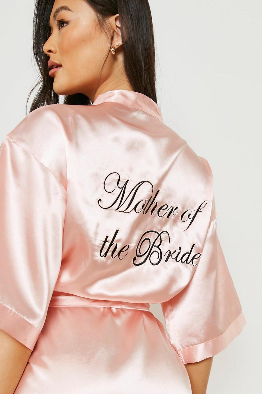 Rose gold Mother Of The Bride Satin Robe image number 1