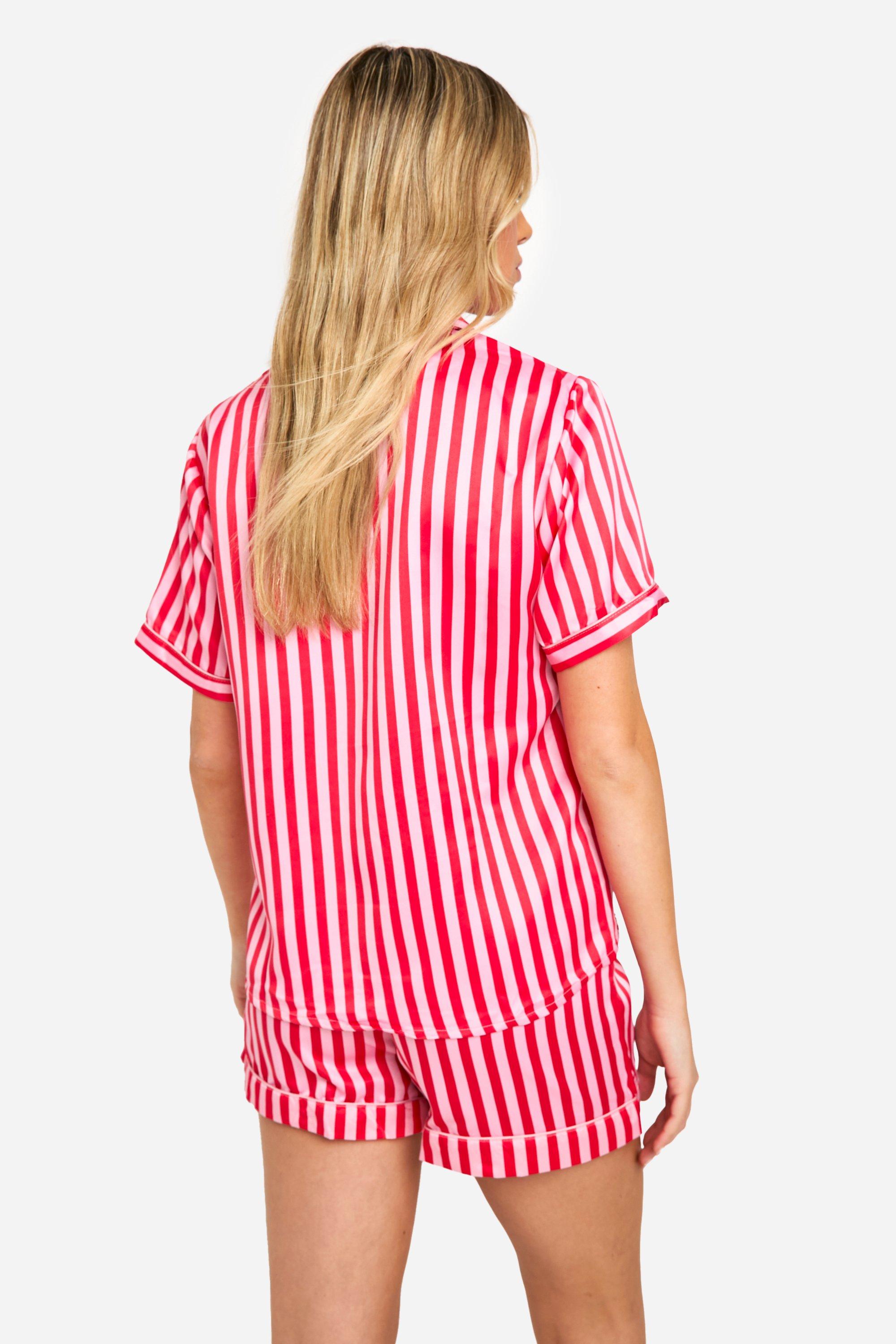 Boohoo discount striped pyjamas