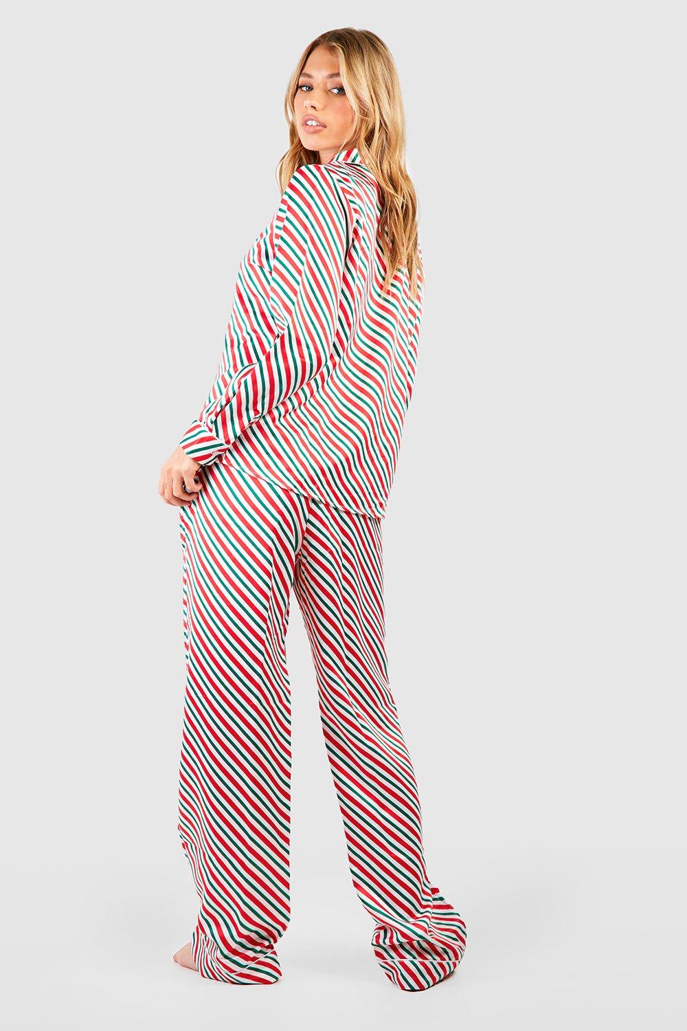 Christmas striped pajama discount pants