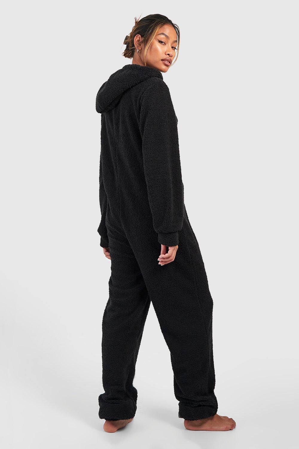 Black 2025 fluffy onesie