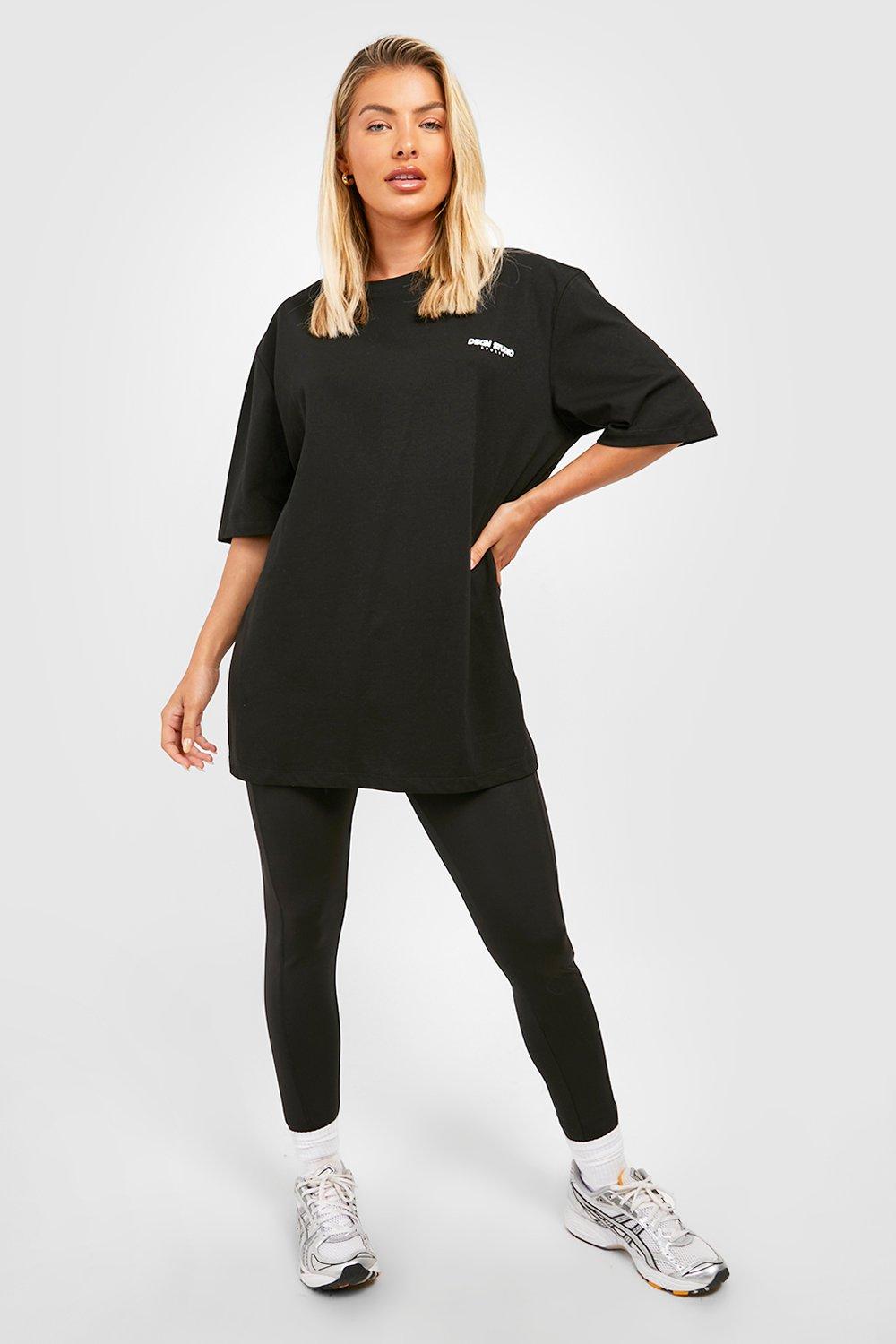 DZ, Women's Fitness - Oversized Shirt - Black