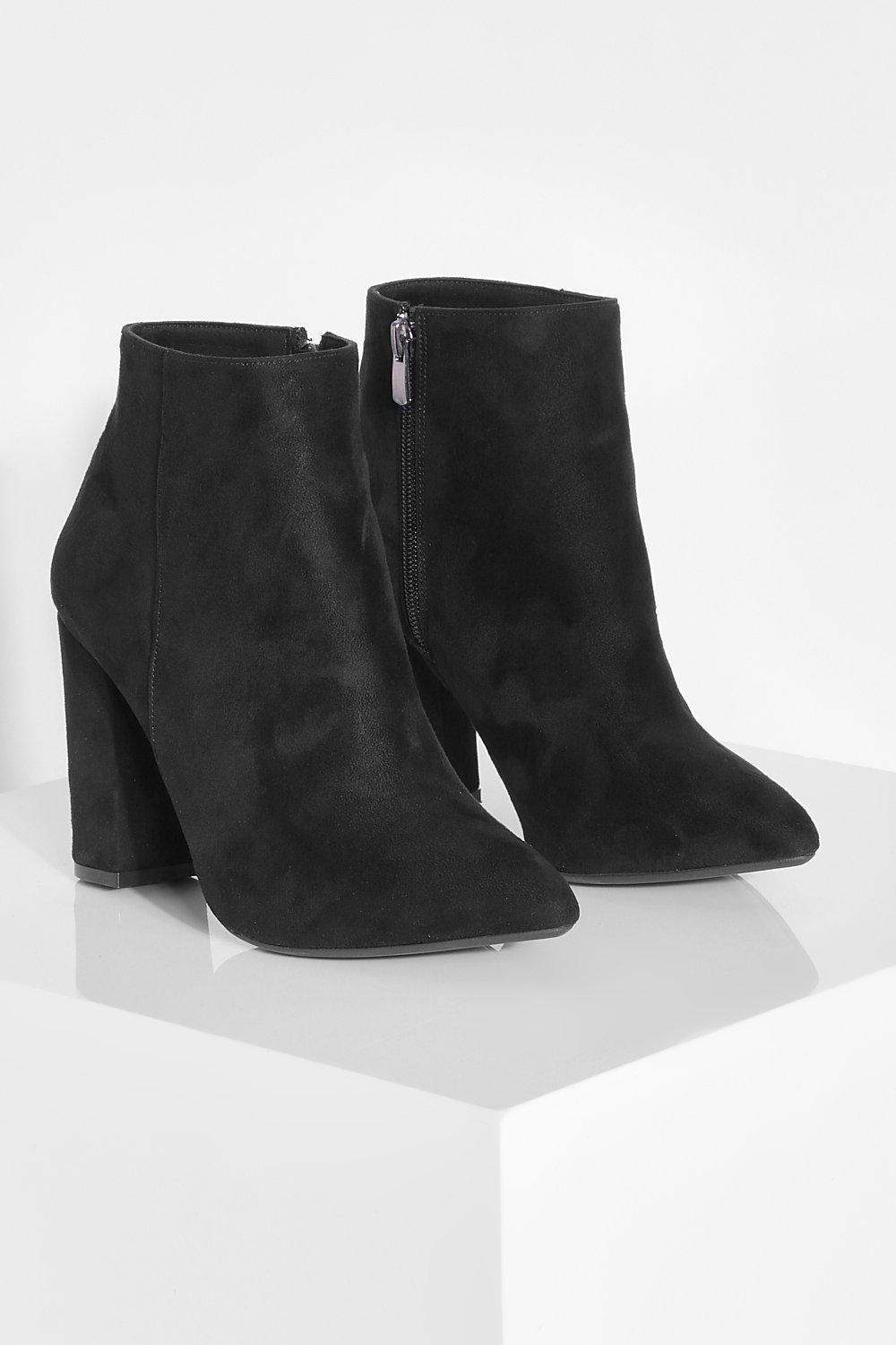 Mid block shop heel boots