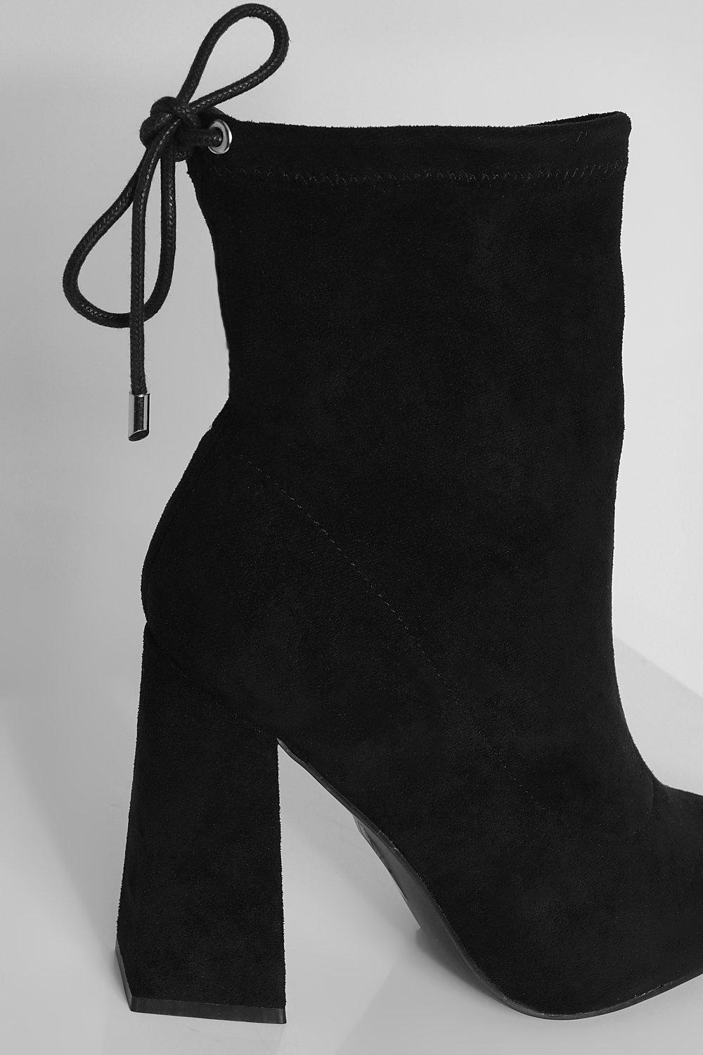 Black sock boots outlet boohoo