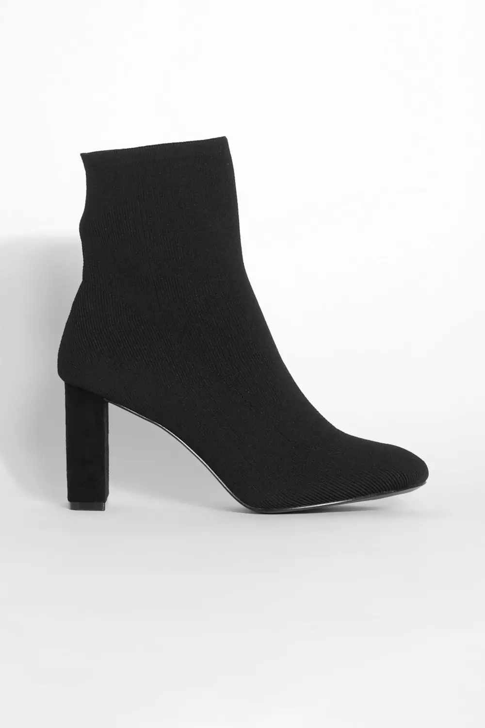 Fabric heeled clearance ankle boots