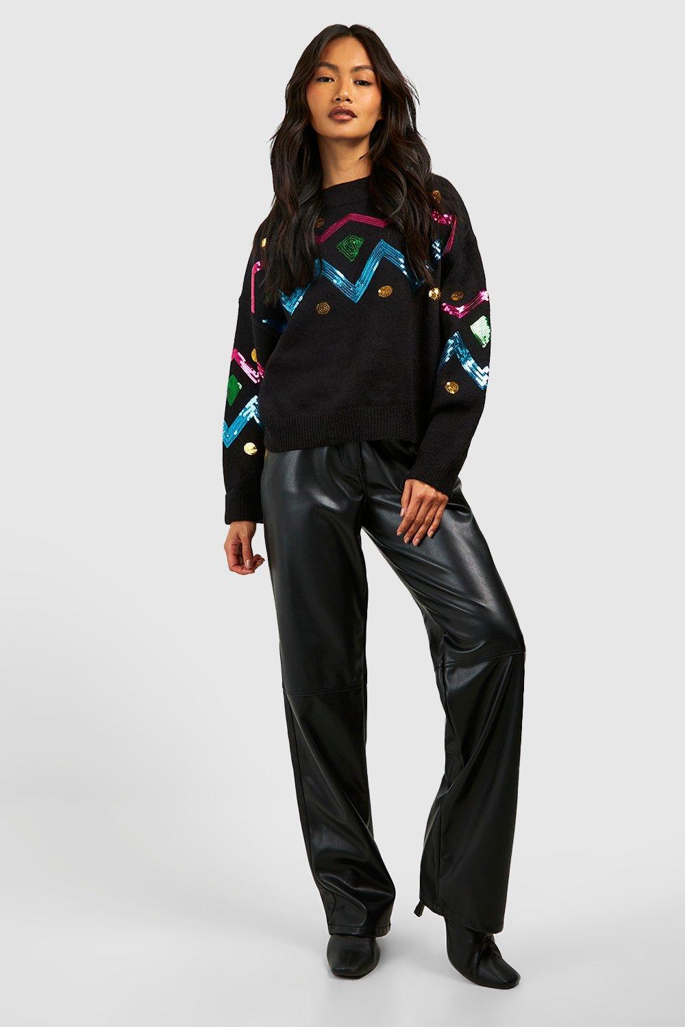 Boohoo neon jumper hotsell