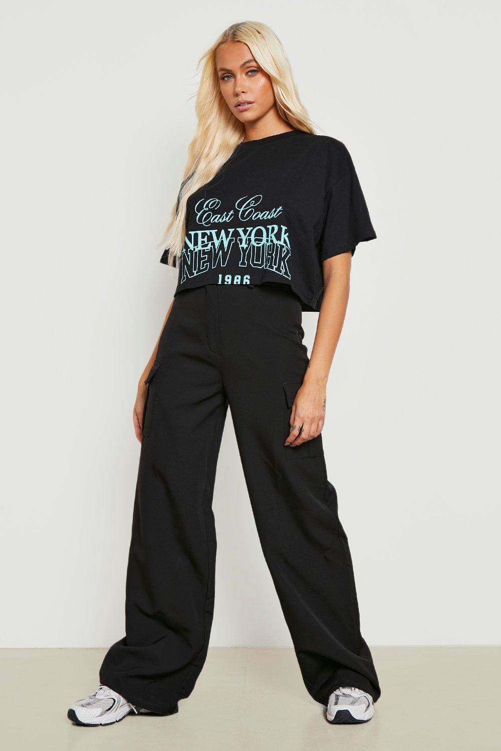 boohoo New York Oversized Tee - Women's Printed T-shirts