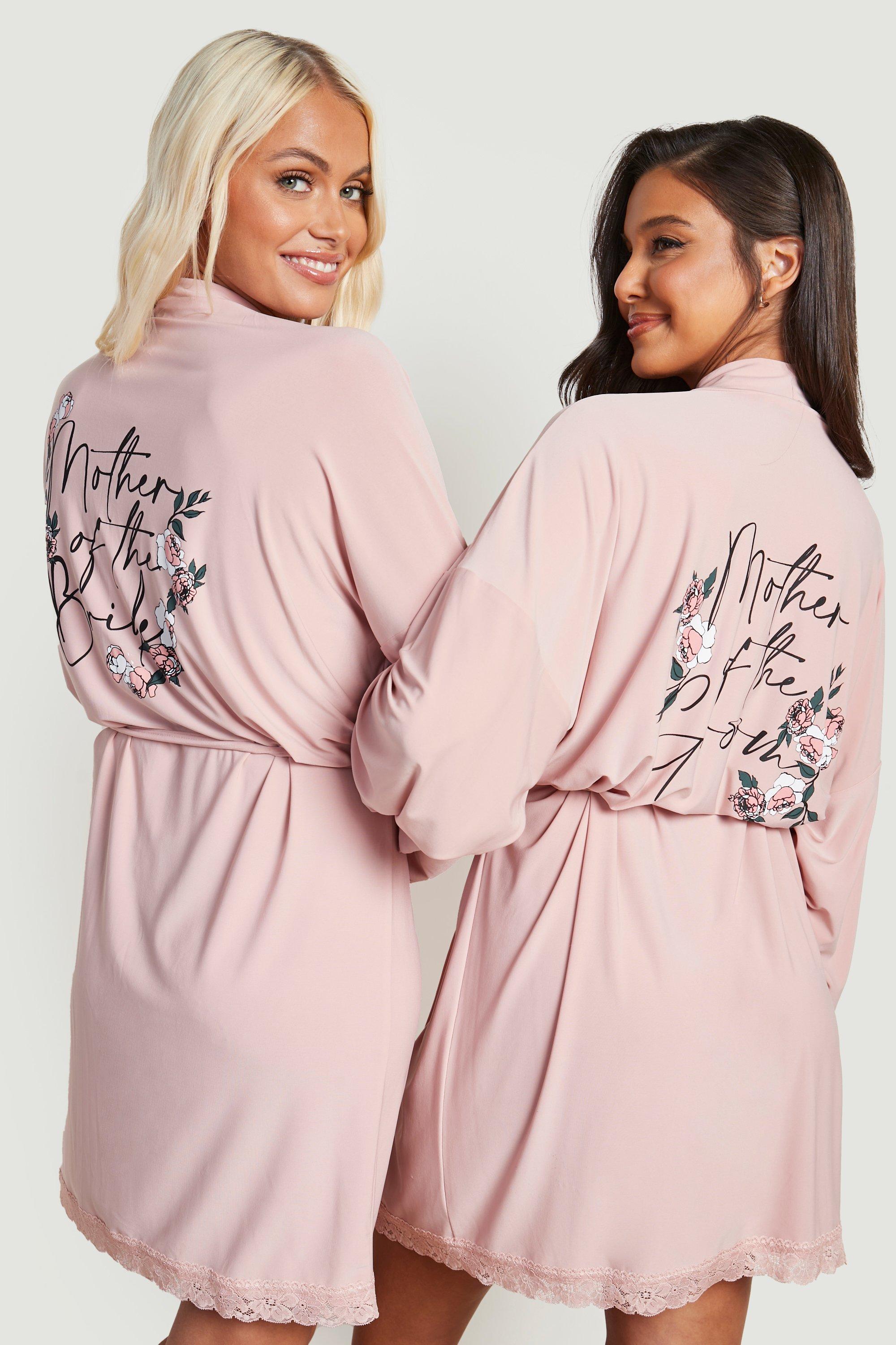 Boohoo mother of sales the bride robe