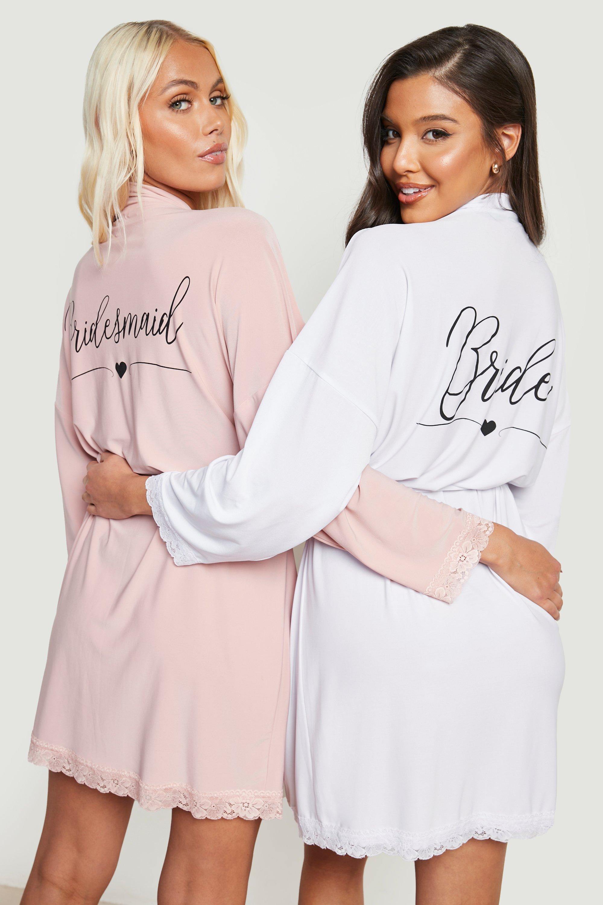 Boohoo 2024 bridesmaid robes