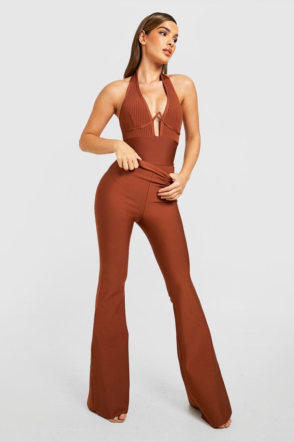 Premium Bandage Skinny Flare Pants