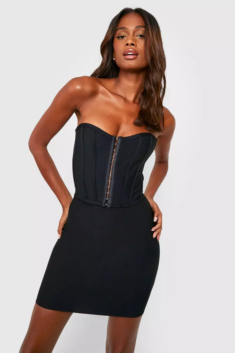 Premium Bandage Hook & Eye Corset Top