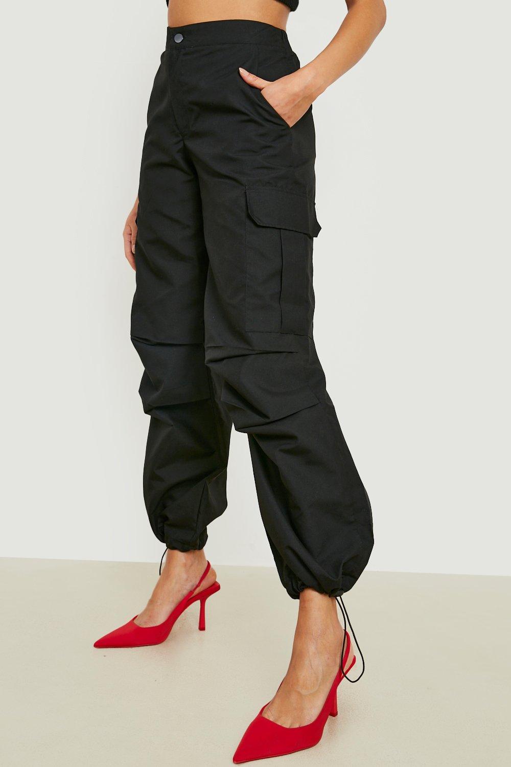 Pleat Knee Soft Touch Cargo Trousers