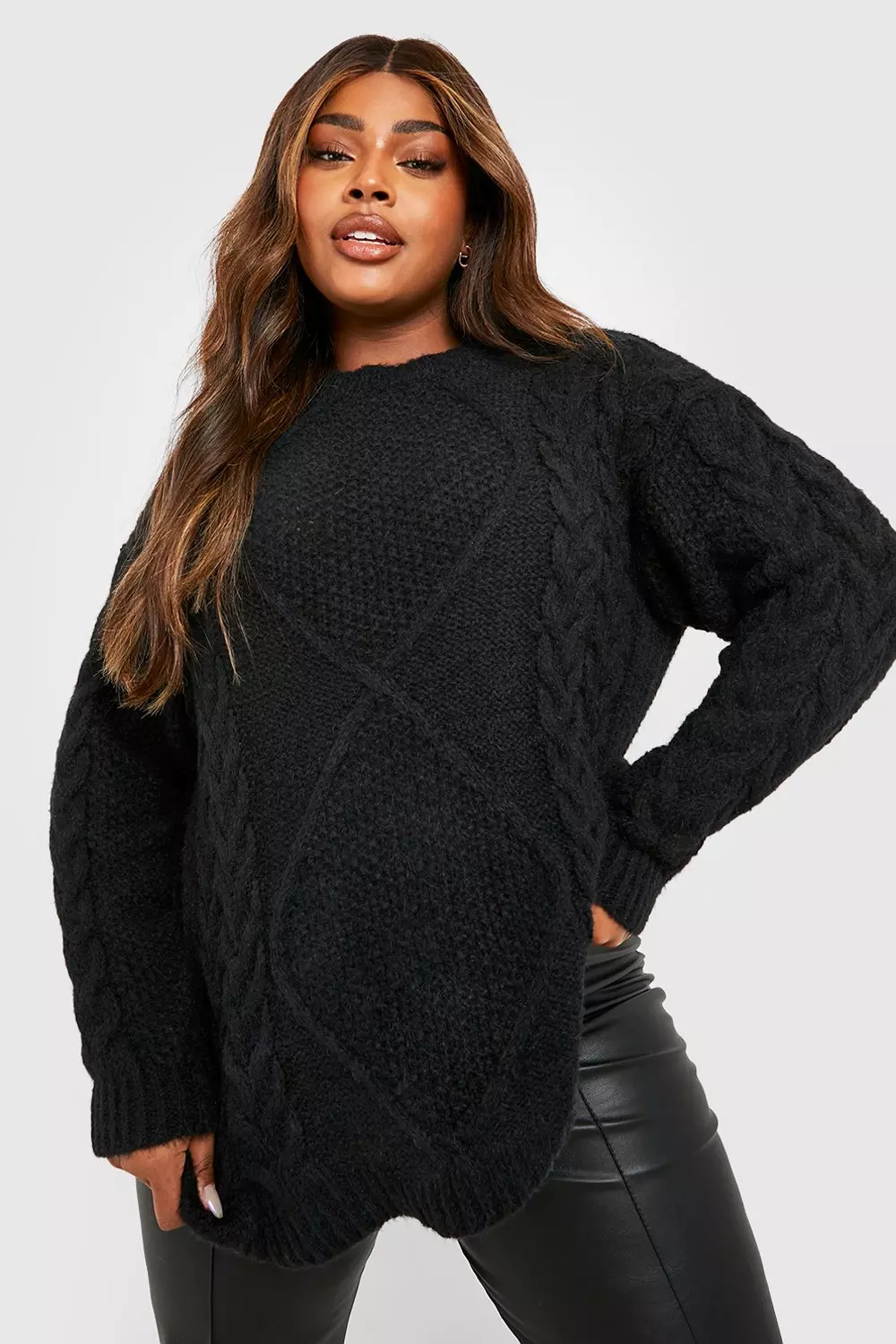 Plus size cable knit hotsell sweater tights