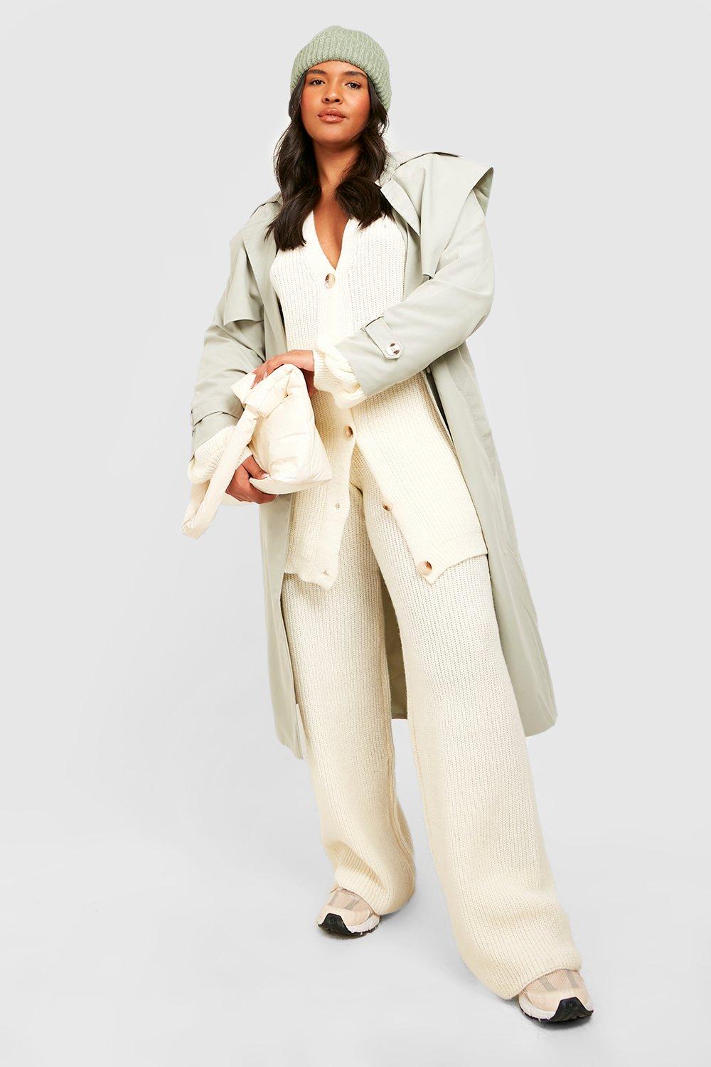 Plus Chunky Knit Cardigan Two-Piece | boohoo USA