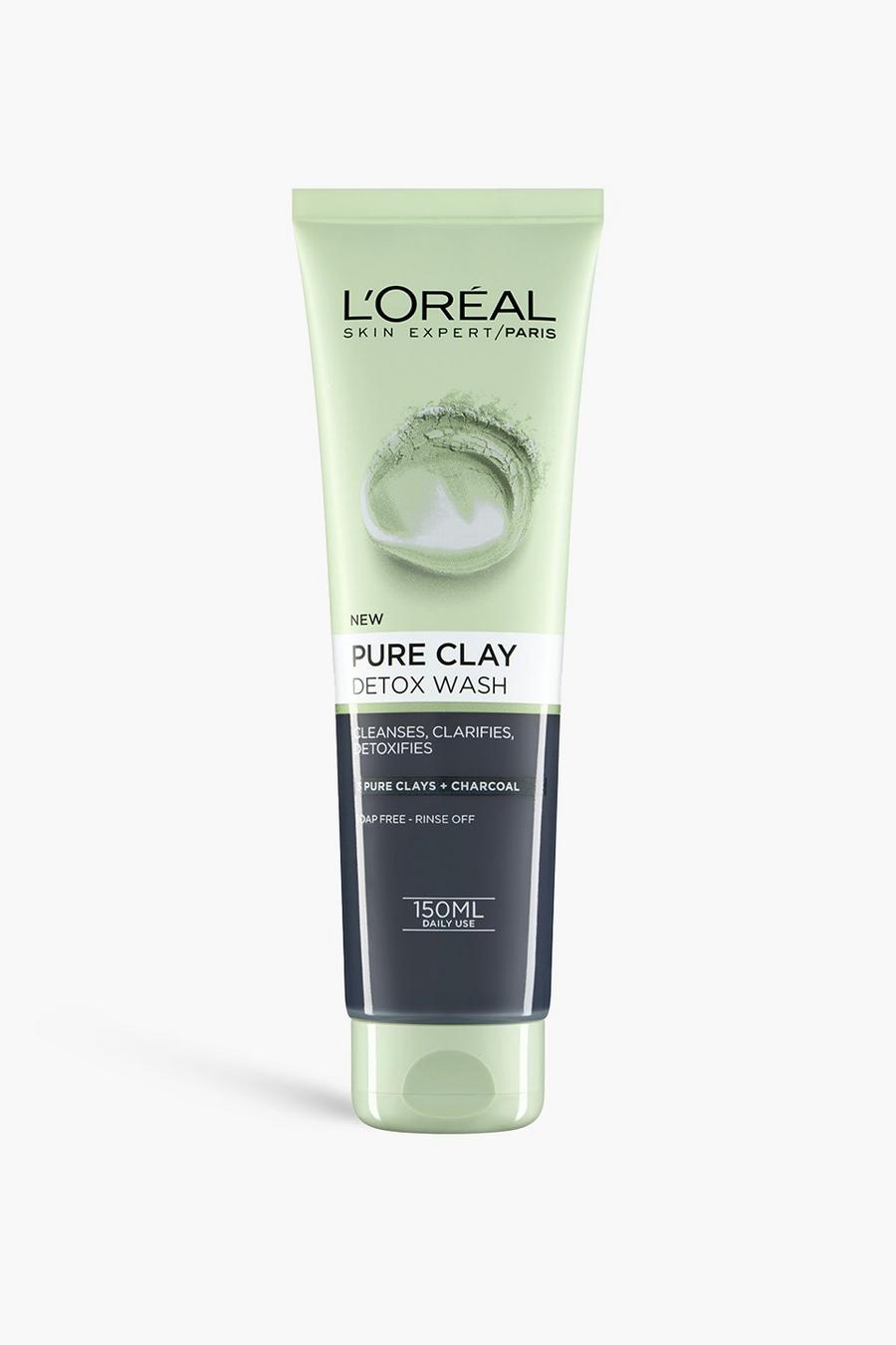 Black L'Oréal Paris Pure Clay Detox Foaming Wash 150ml 