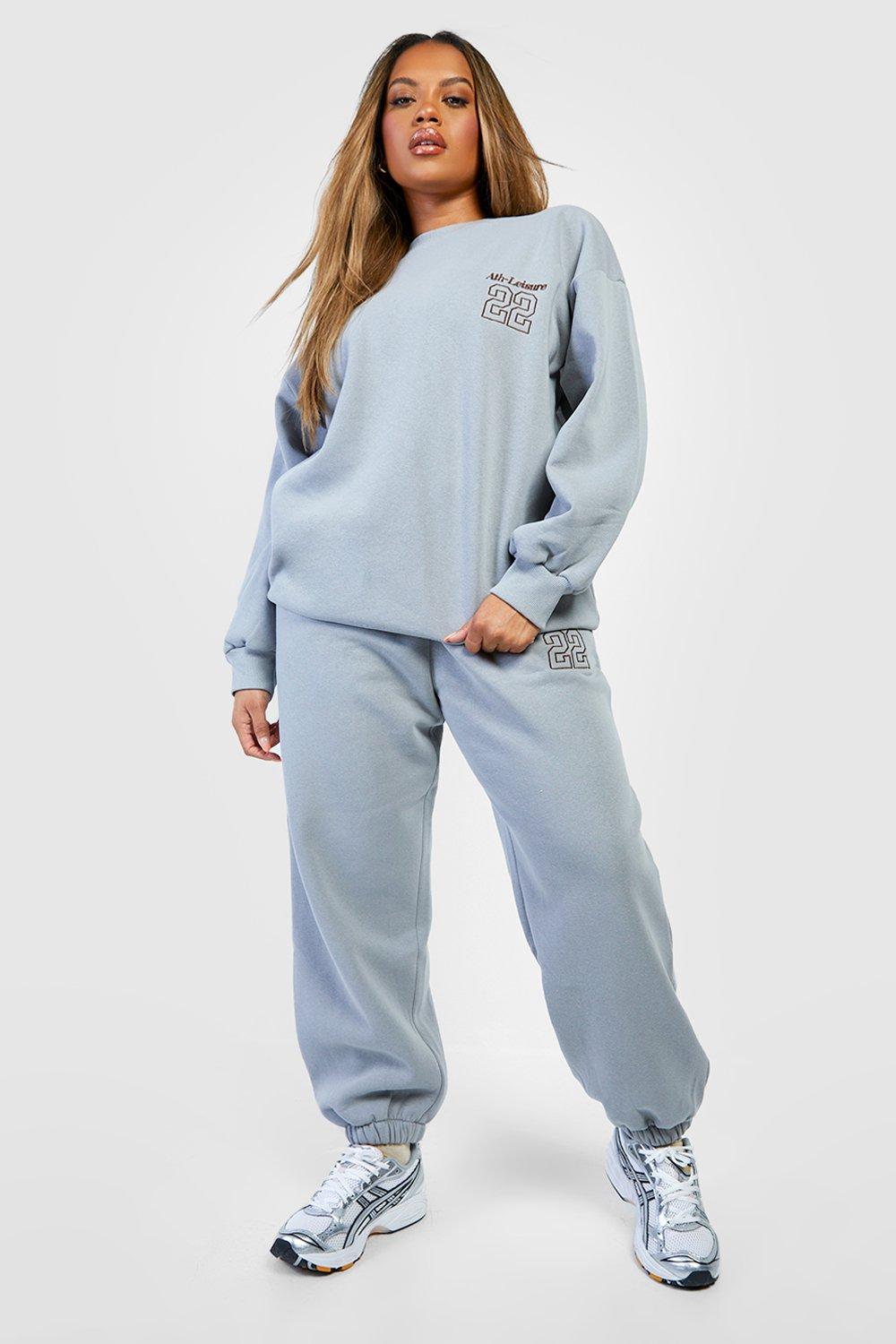 womens oversized jogger set