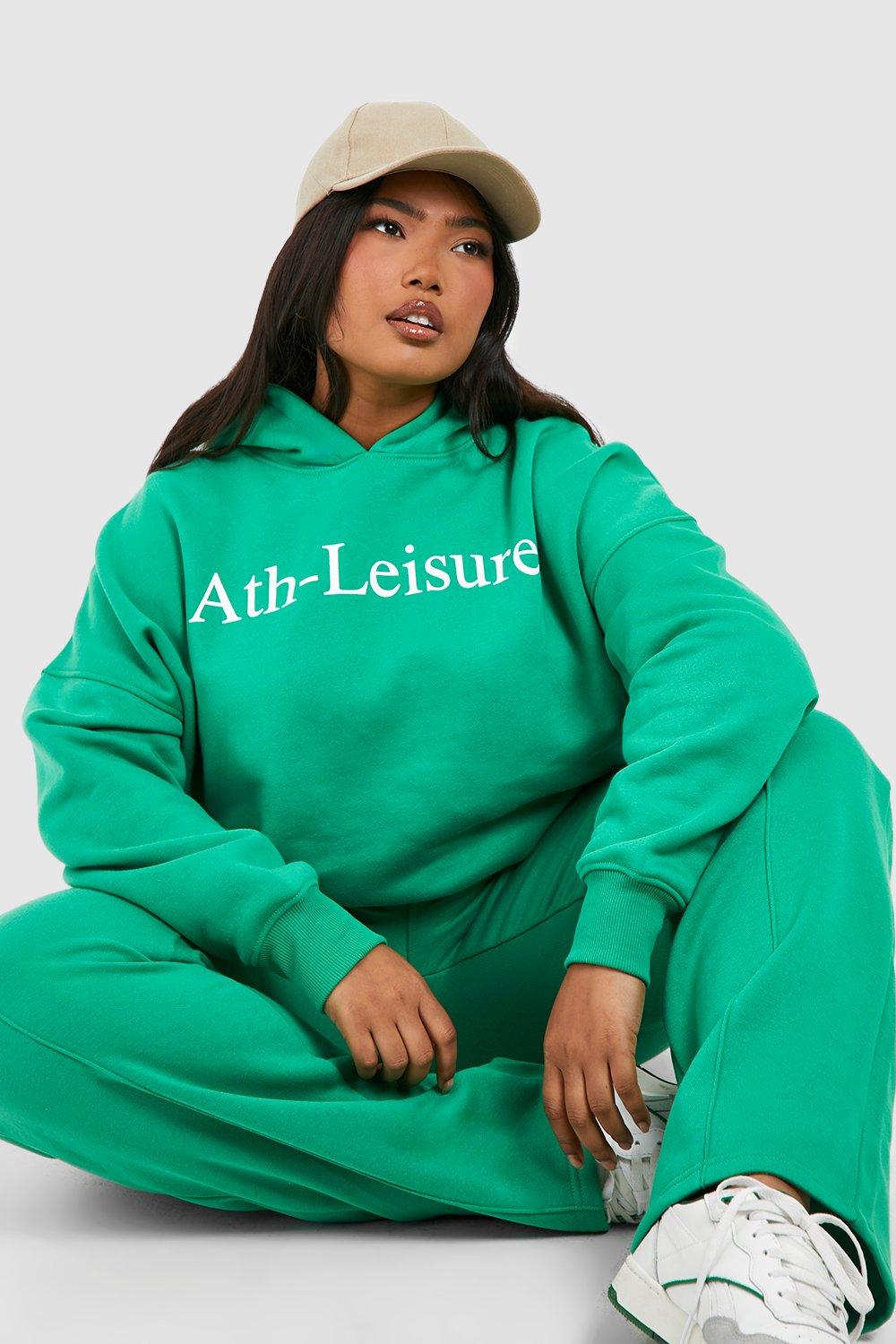 Women s Plus Ath Leisure Printed Hooded Tracksuit Boohoo UK