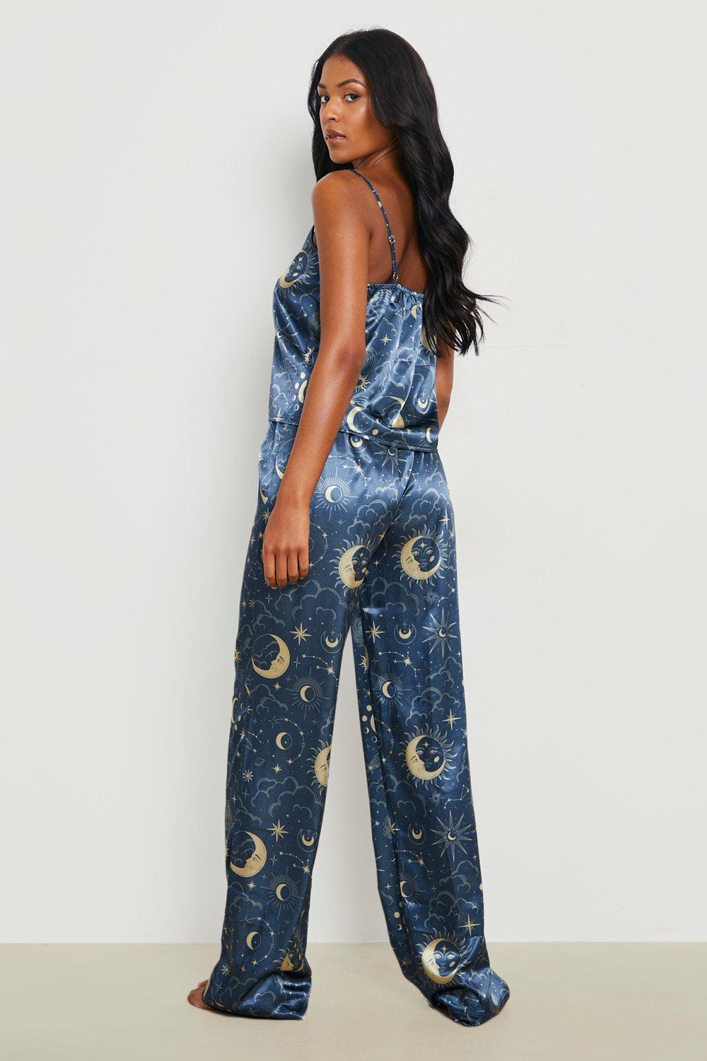 Tall Celestial Satin Cami & Pants Pj Set